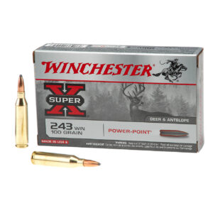 Winchester Super-X Power-Point .243 Winchester 100-Grain Rifle Ammunition