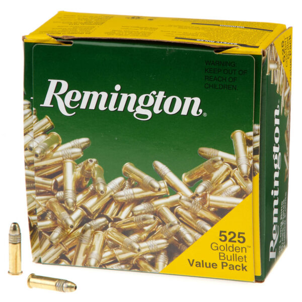 Remington Golden Bullet HP .22 LR 36-Grain Rimfire Rifle Ammunition