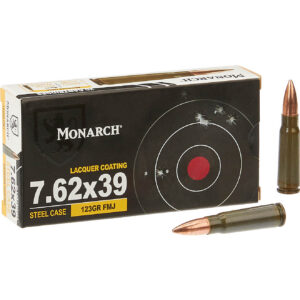 Monarch® Full Metal Jacket 7.62 x 39 mm 123-Grain Rifle Ammunition