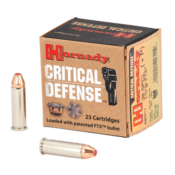 Hornady Critical Defense .38 Special +P 110-Grain Handgun Ammunition