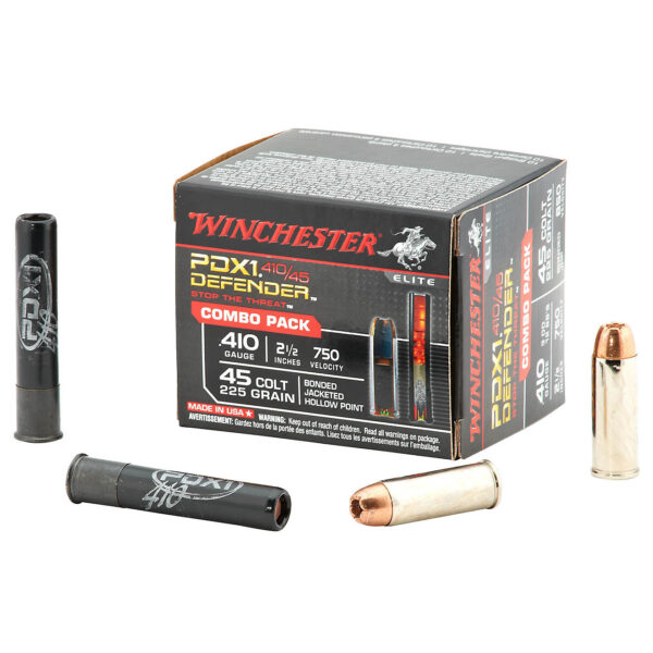 Winchester PDX1® .410/.45 Colt 225-Grain Defender™ Ammunition Combo Pack