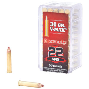 Hornady V-MAX™ .22 WMR 30-Grain Rimfire Rifle Ammunition