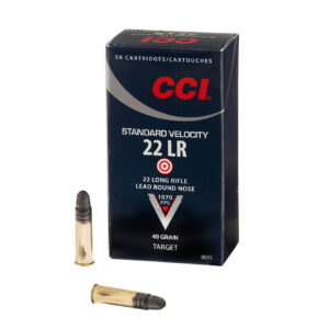 CCI® Standard Velocity .22 LR Caliber 40-Grain Rimfire Ammunition