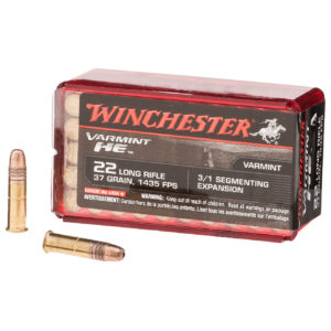 Winchester Varmint HE .22 LR 37-Grain Rimfire Ammunition