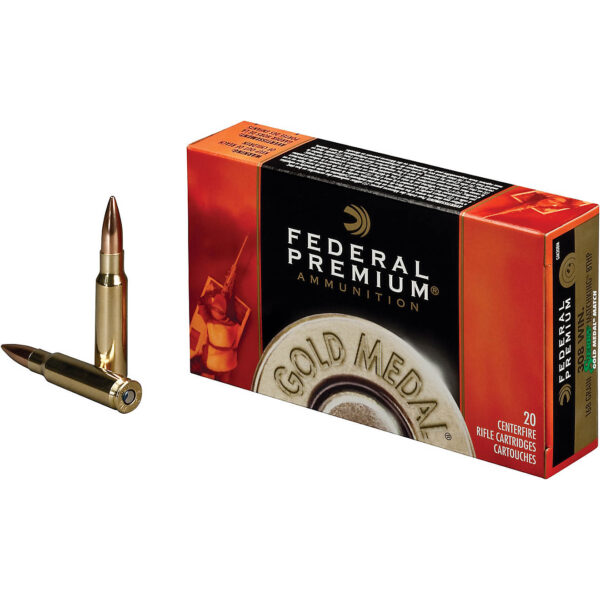 Federal Premium® Gold Medal Sierra MatchKing .308 Winchester 168-Grain Centerfire Rifle Ammunition