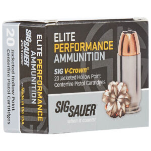 SIG SAUER Elite V-Crown 9 mm 124-Grain Centerfire Ammunition