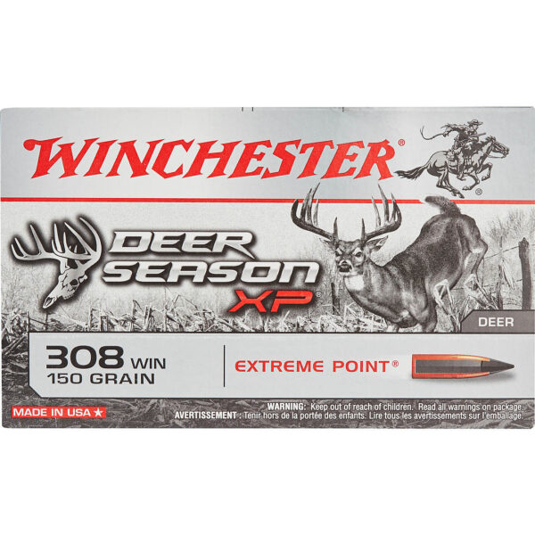 Winchester Deer Season XP .308 Win. 150-Grain Centerfire Rifle Ammunition