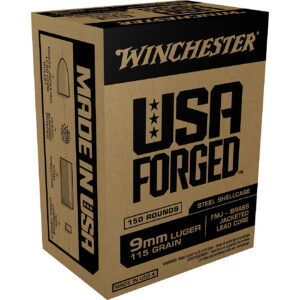 Winchester USA Forged 9mm Luger 115-Grain Handgun Ammunition