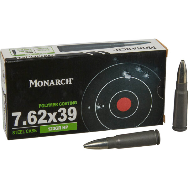 Monarch 7.62 x 39 123-Grain HP Rifle Ammunition