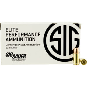 SIG SAUER 9mm Luger 124-Grain Jacketed Hollow Point Handgun Ammunition