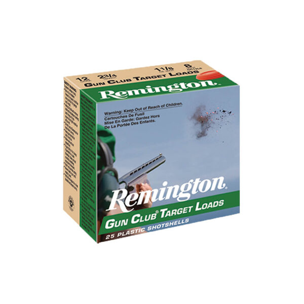 Remington Gun Club Target Load 12 Gauge 8 Shotshells