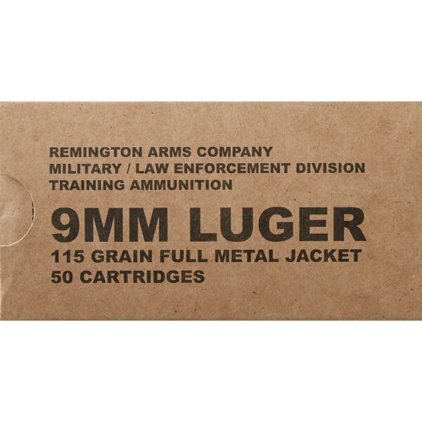 Remington UMC MIL-SPEC 9mm 115-Grain FMJ Ammunition
