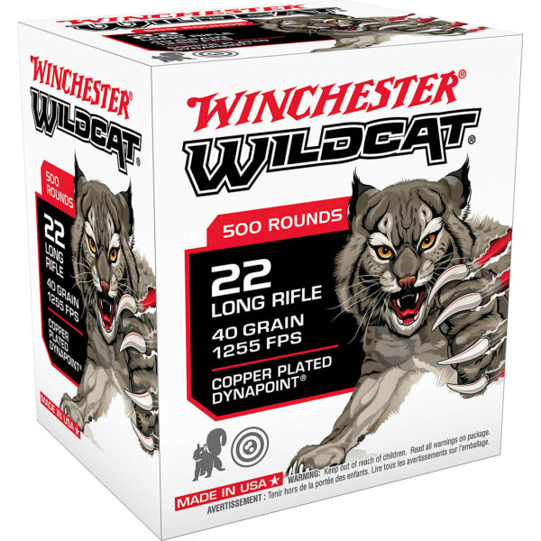 Winchester Wildcat .22 LR 40-Grain Rimfire Ammunition
