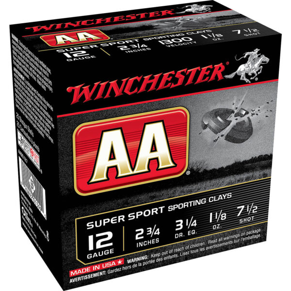 Winchester AA Sporting Clays 12 Gauge Shotshells