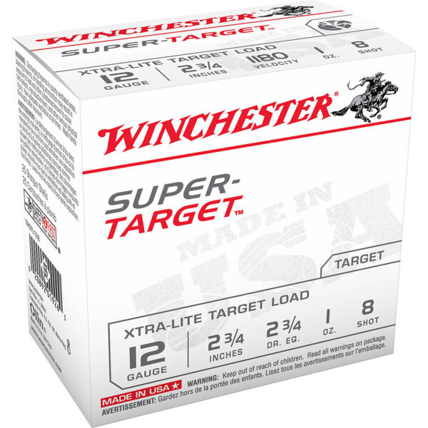 Winchester USA Super Target 12 Gauge Shotshells