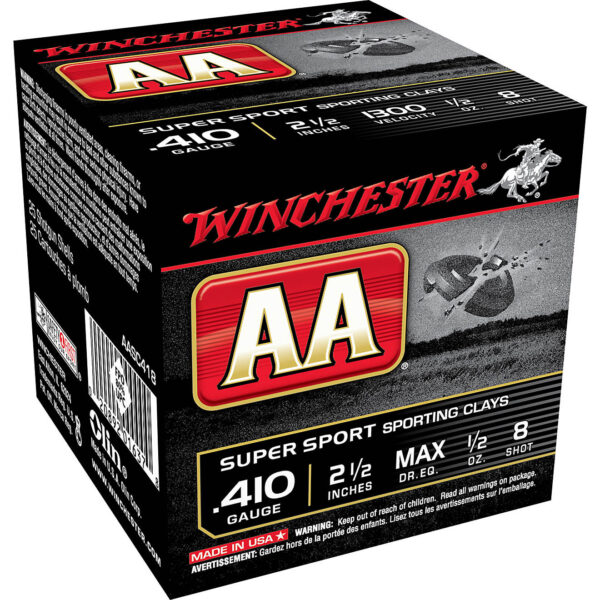 Winchester AA Sporting Clays .410 Bore Shotshells