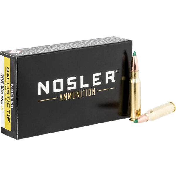Nosler Ballistic Tip 308 WIN 150-Grain Rifle Ammunition