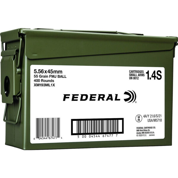Federal American Eagle 5.56 x 45mm 55-Grain Ammo Can