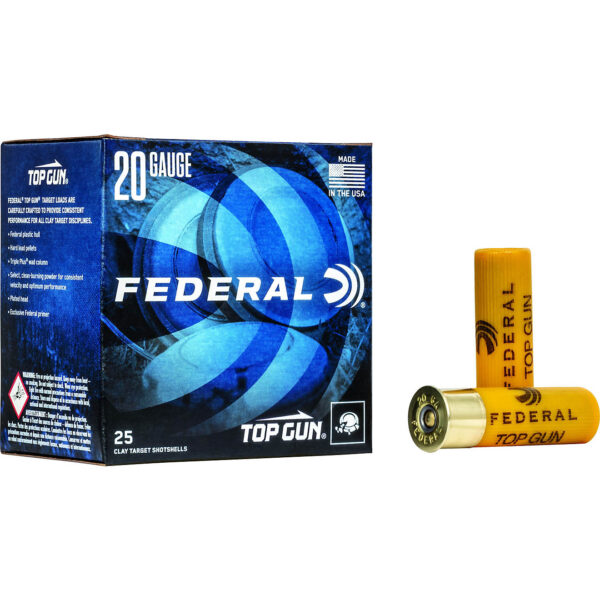 Federal Premium Top Gun 20-Gauge 25 rd Clay-Target Shotshells