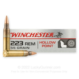 223 Rem - 55 Grain BTHP - Winchester Super-X - 500 Rounds